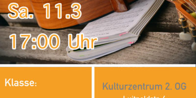 Klassenvorspiel Gitarre – HErr Wolter – 11.03.2023